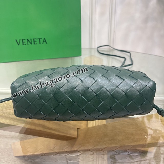 Bottega veneta高端女包 98061寬編織 寶緹嘉純手工編織羔羊皮女包 BV經典款小號編織雲朵包  gxz1405